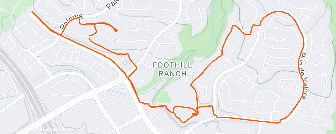 Map of the activity, The usual