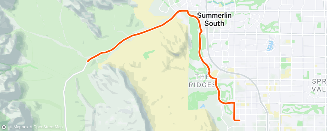Map of the activity, Morning Ride