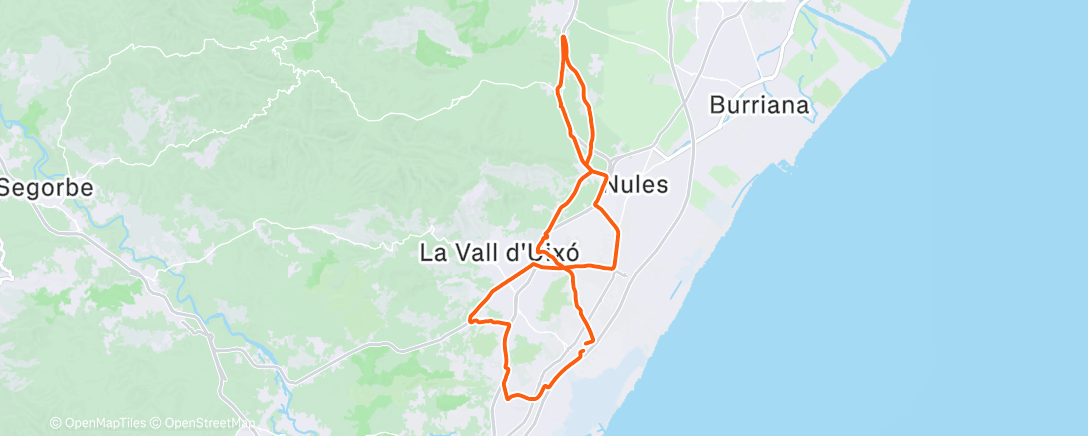 Map of the activity, Rodaeta