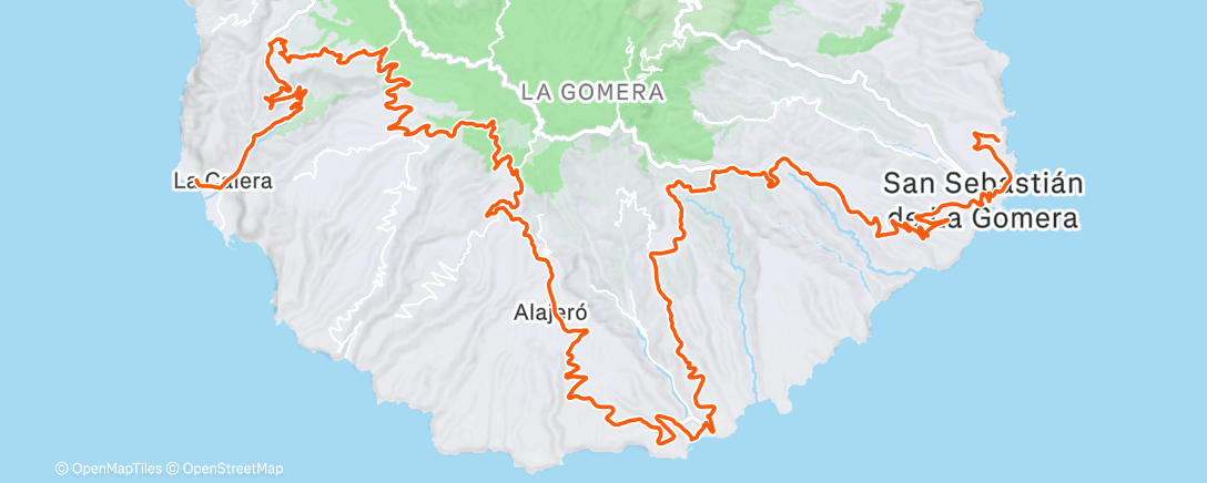 Map of the activity, Radfahrt am Morgen