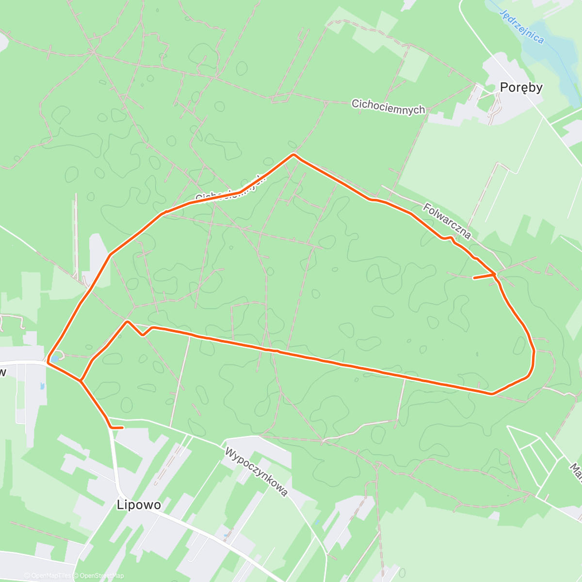 Map of the activity, Poranny małżeński truchcik 🔥🌲🎁