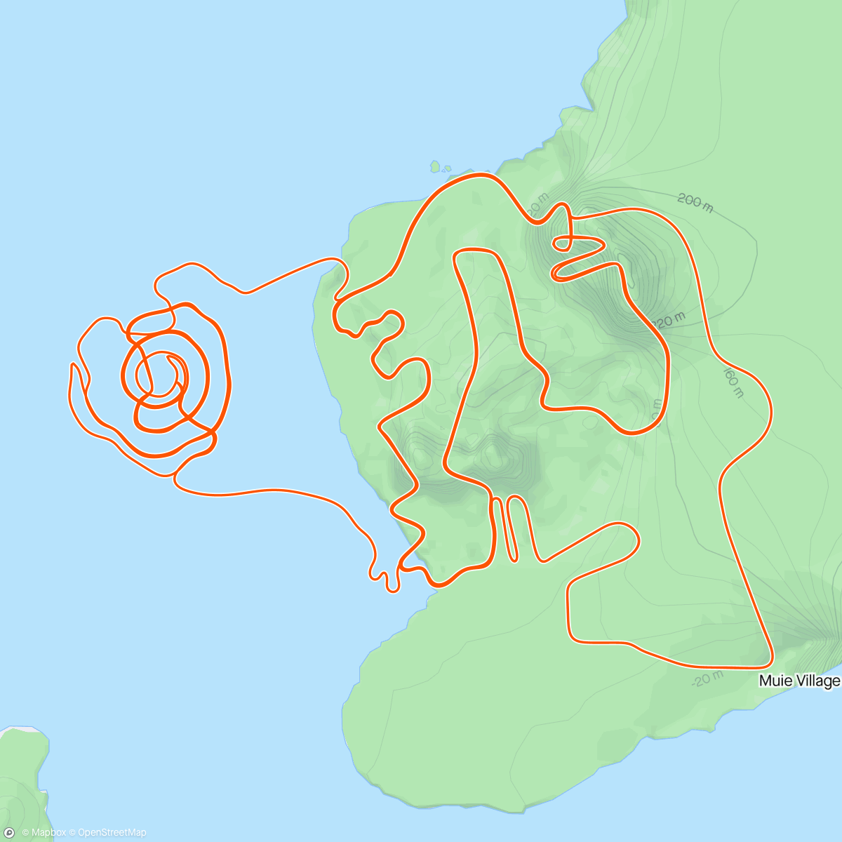 Mappa dell'attività Zwift - Day 6 - Bike in Watopia