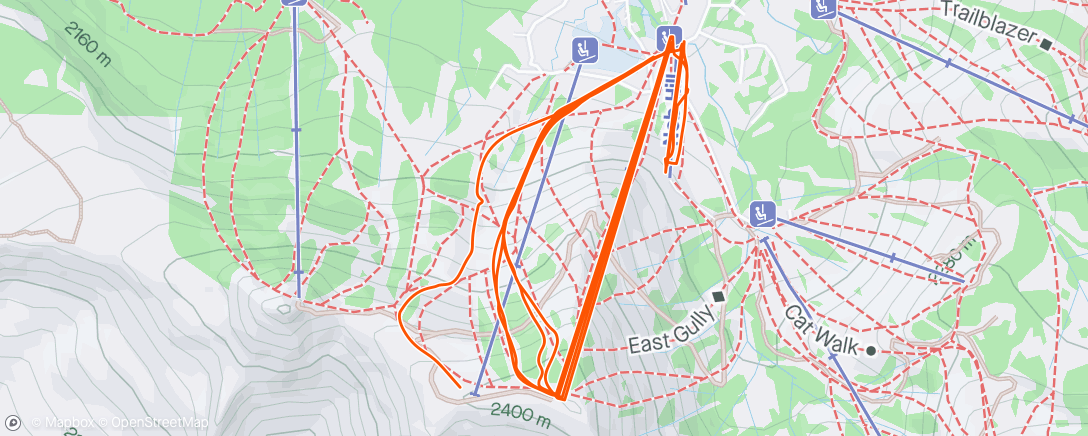 Mapa de la actividad (Lunch Alpine Ski)