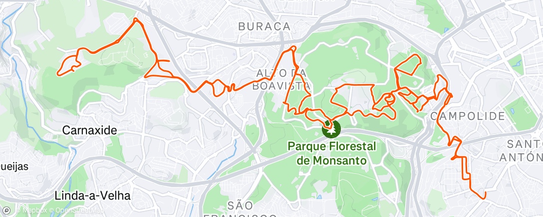 Map of the activity, Afternoon Gravel Ride