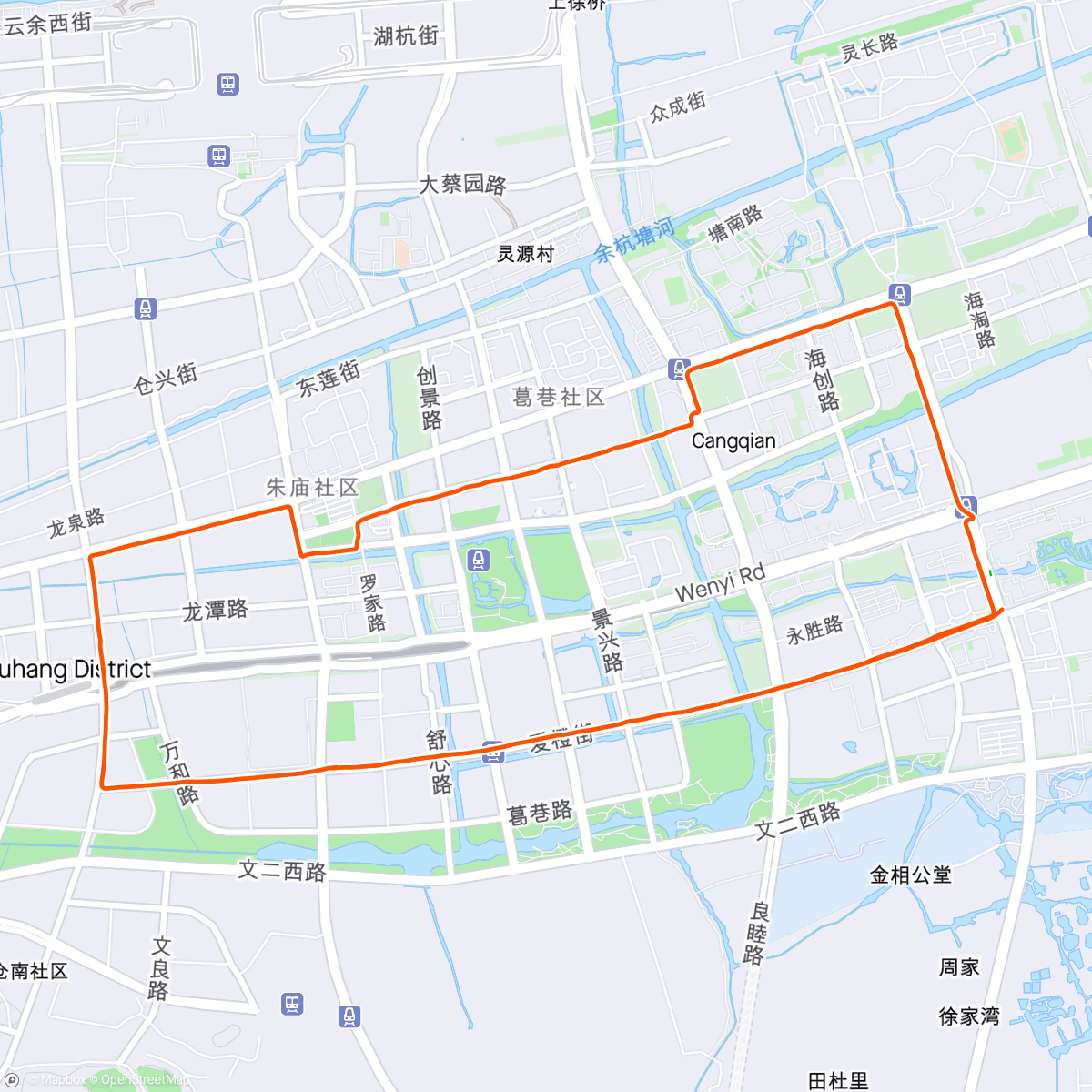 Map of the activity, 好骑行风会：画天猫