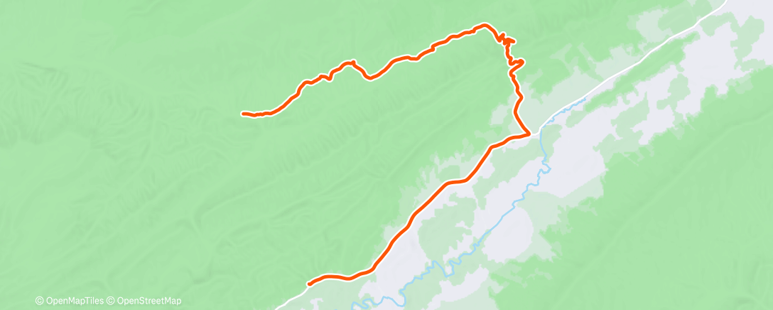Map of the activity, Morning Ride