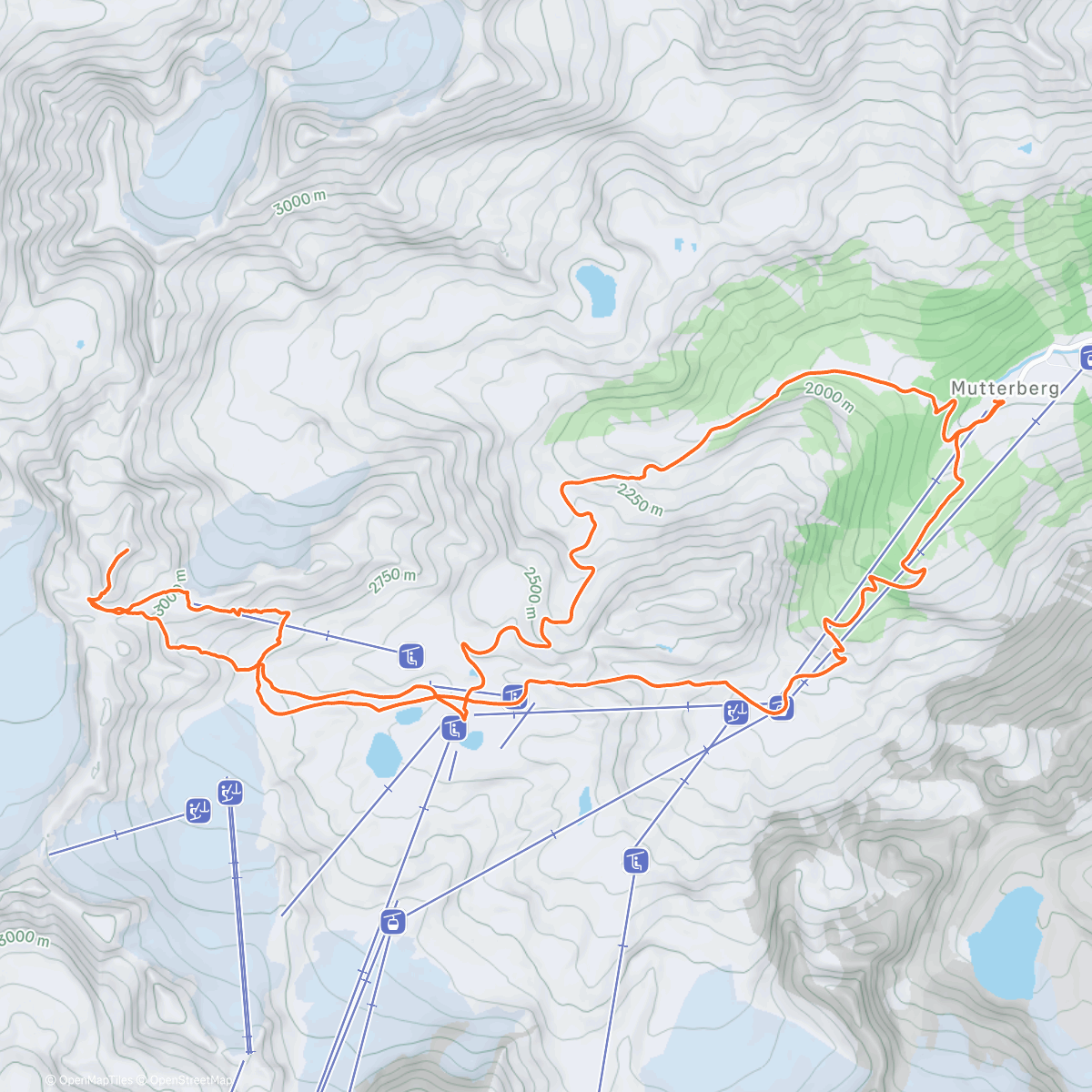 Map of the activity, Skialpík 🥹