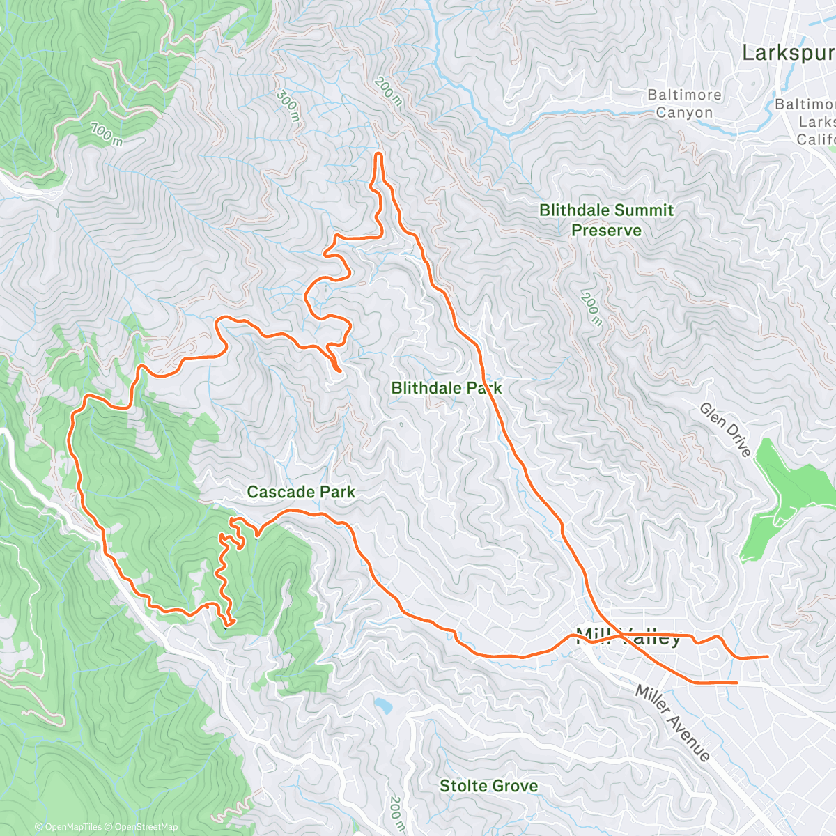 Map of the activity, Country music is the best running music
