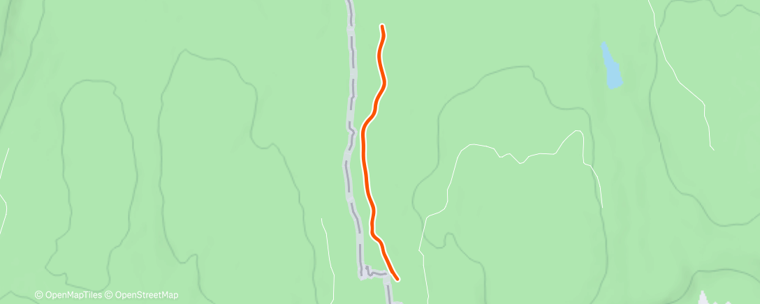 Map of the activity, Lunch Nordic Ski