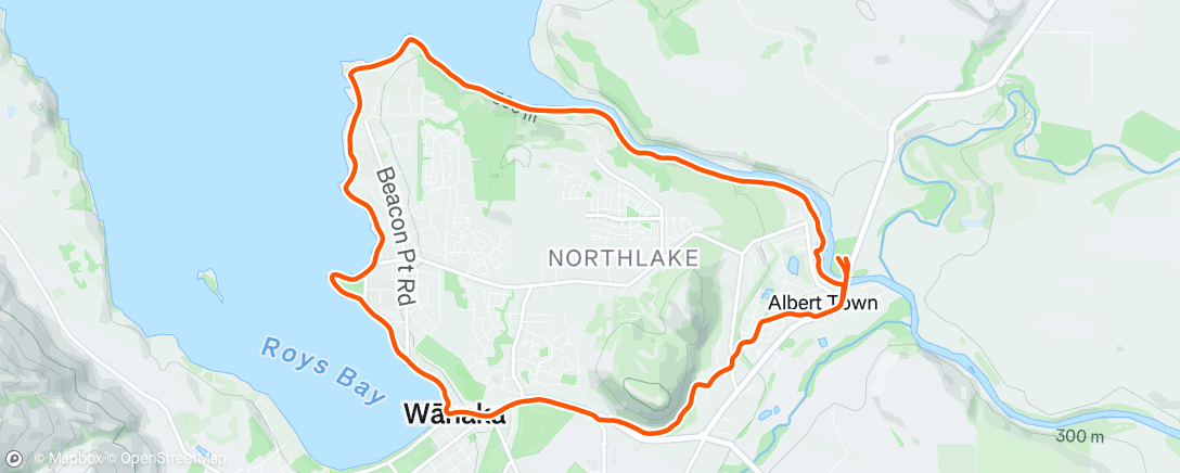 Map of the activity, Evening Mountain Bike Ride