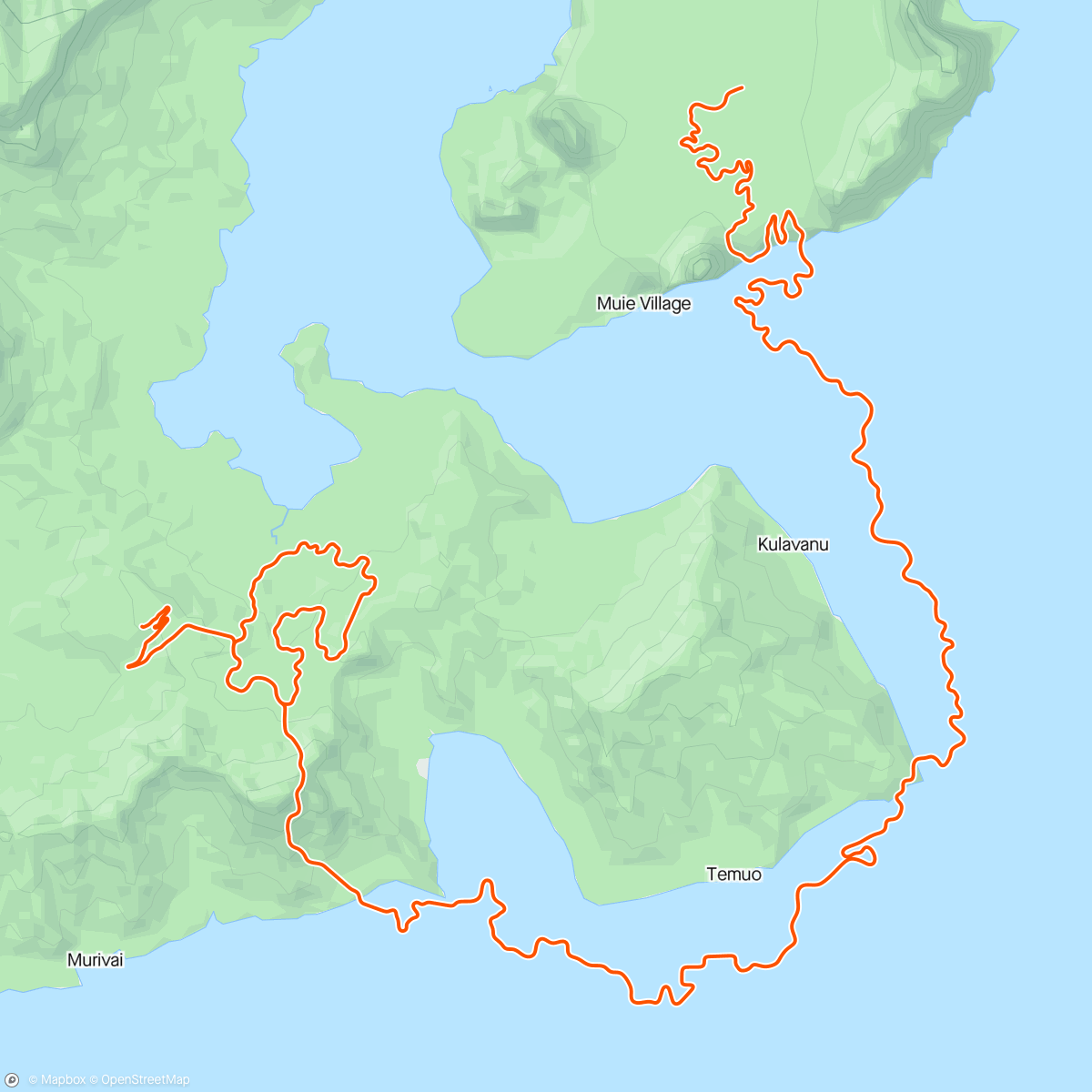 Map of the activity, Zwift - Low Pike