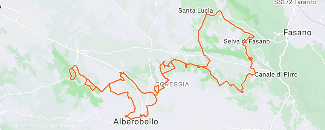 Map of the activity, Mtb