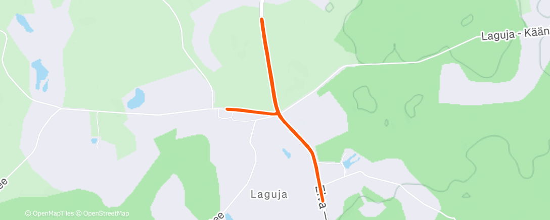 Map of the activity, Morning Run