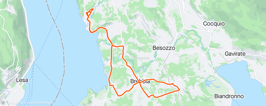 「Ciclismo all’ora di pranzo」活動的地圖