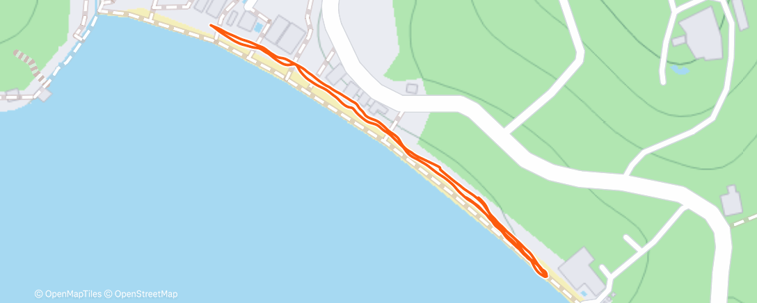 Map of the activity, Morning Walk