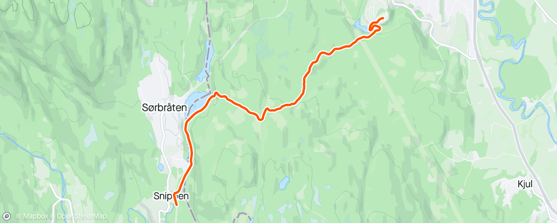 「Sti for tog fra Snippen og hjem🏃🏼‍♀️🌲」活動的地圖