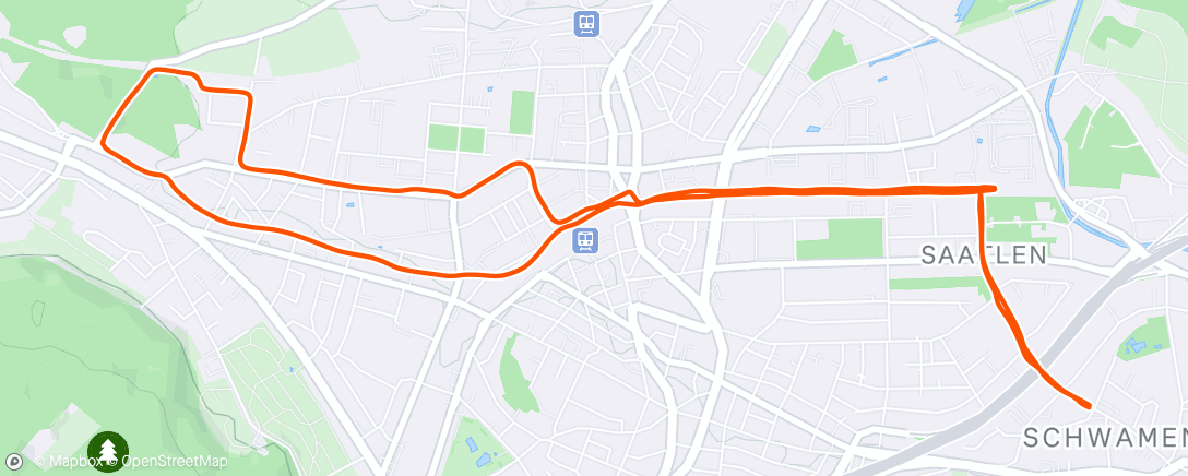 Map of the activity, First of 2026 on the snow, first in life as papà