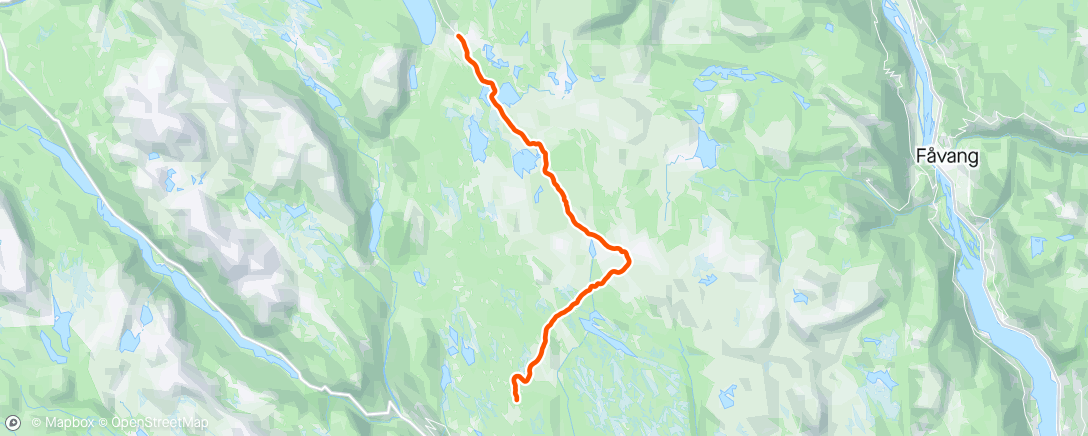Map of the activity, Hemmat, Gålå-Fagerhøi-Setra