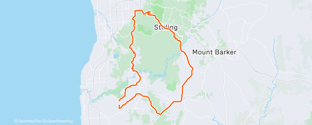 Carte de l'activité Morning Ride