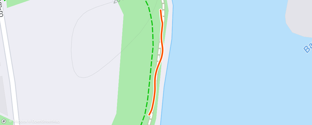 Map of the activity, Afternoon Walk