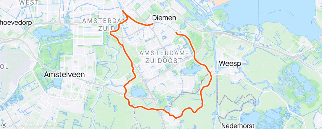 Map of the activity, Rollen rond de Bijlmer