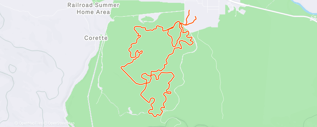 Mappa dell'attività Morning Nordic Ski