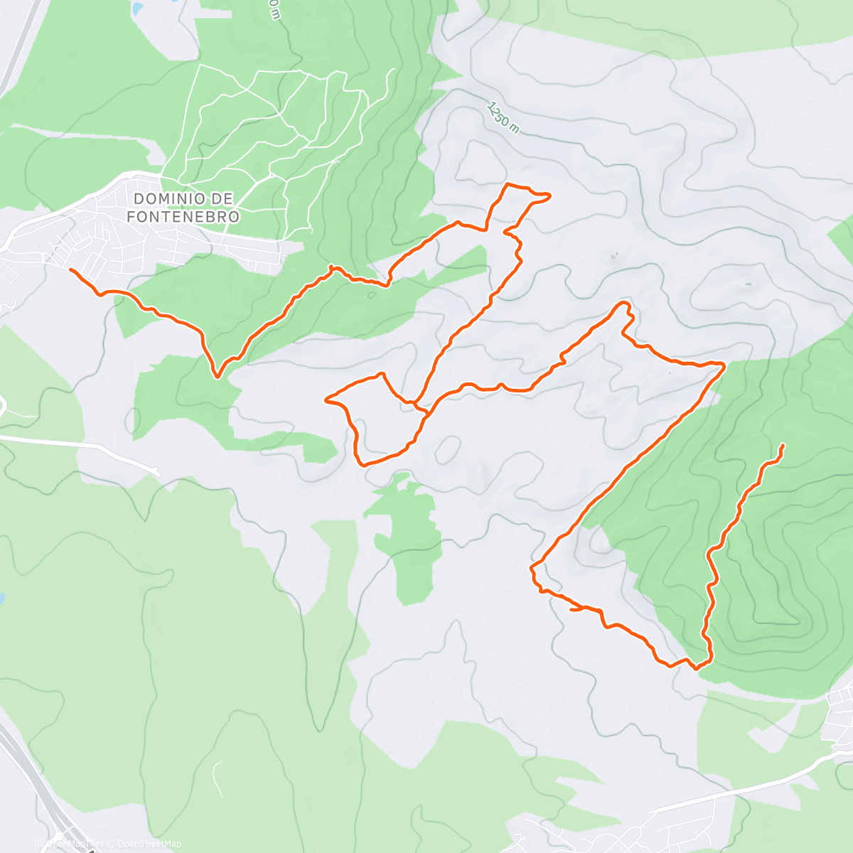 Map of the activity, Sierra de Hoyo disfrutón 🥳