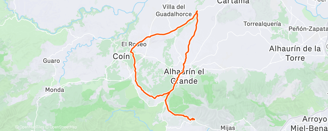 Mapa de la actividad (Quite a bit of gravel)