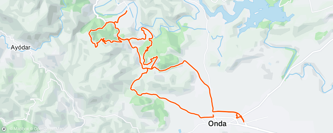 Map of the activity, El Yihadista Mojado