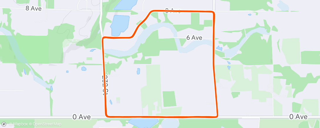 Map of the activity, Morning Ride