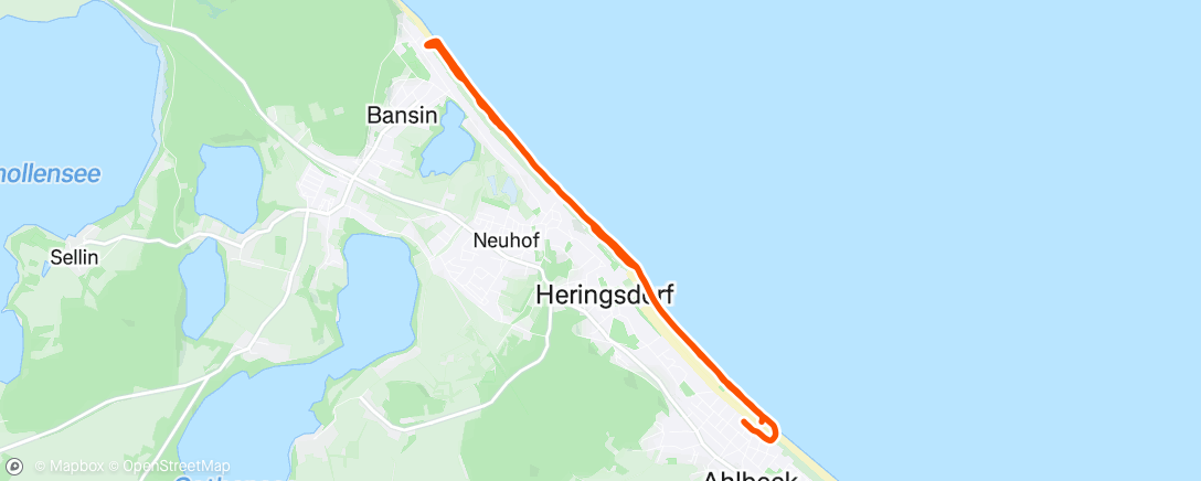 Map of the activity, Samstagslauf mit Trinkpausen.