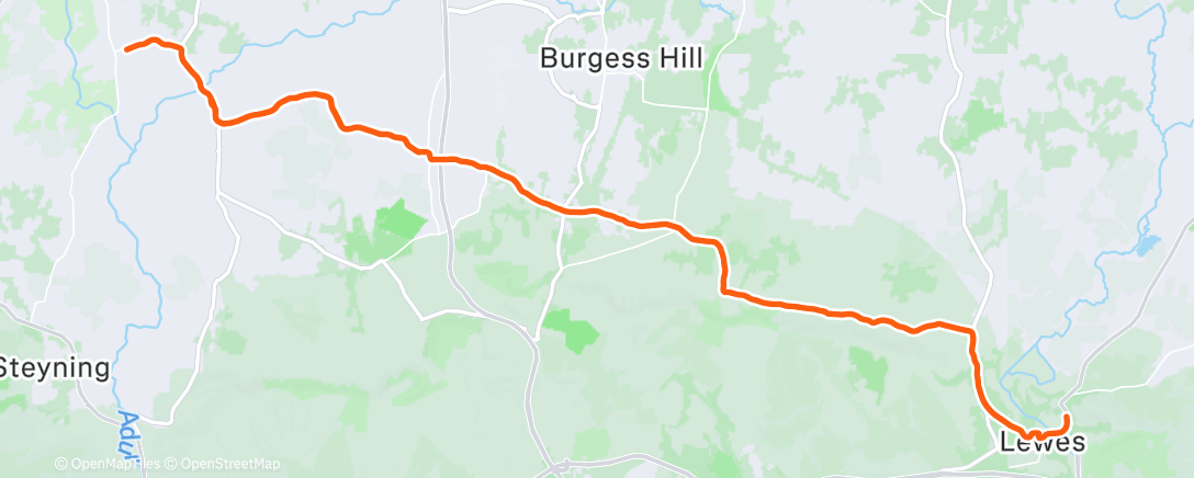 Map of the activity, To work with intervals and dodging the potholes