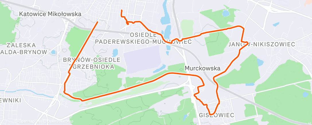 Map of the activity, Lunch Gravel Ride