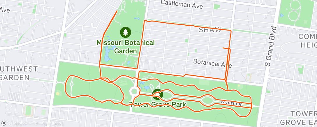 Map of the activity, Poor man’s altitude