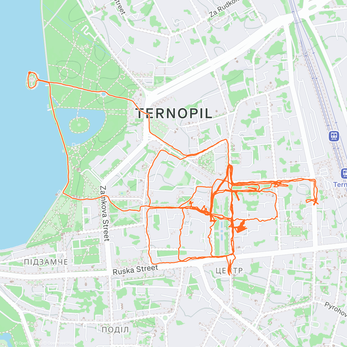 Map of the activity, Gor😎gany