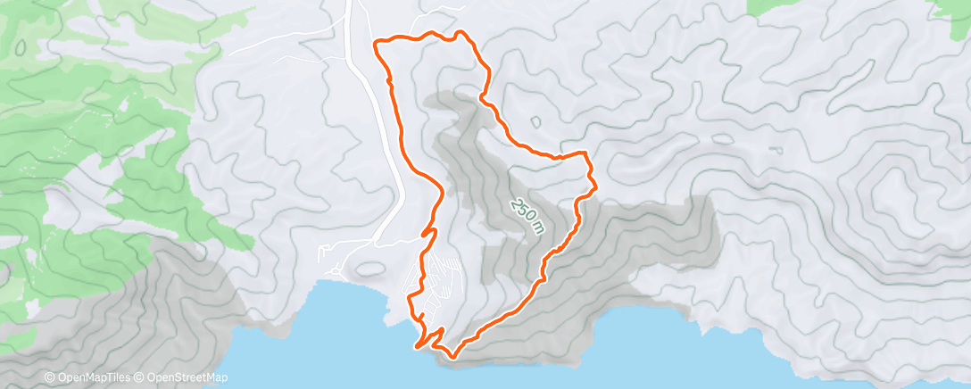 Map of the activity, Sunrise Morning Trail Run Above El Portus 😎
