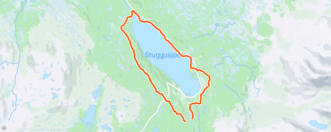 Map of the activity, Stuggusjøen rundt ☀️🤩👍