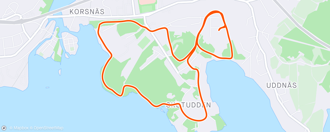 Mapa da atividade, Joggingtur