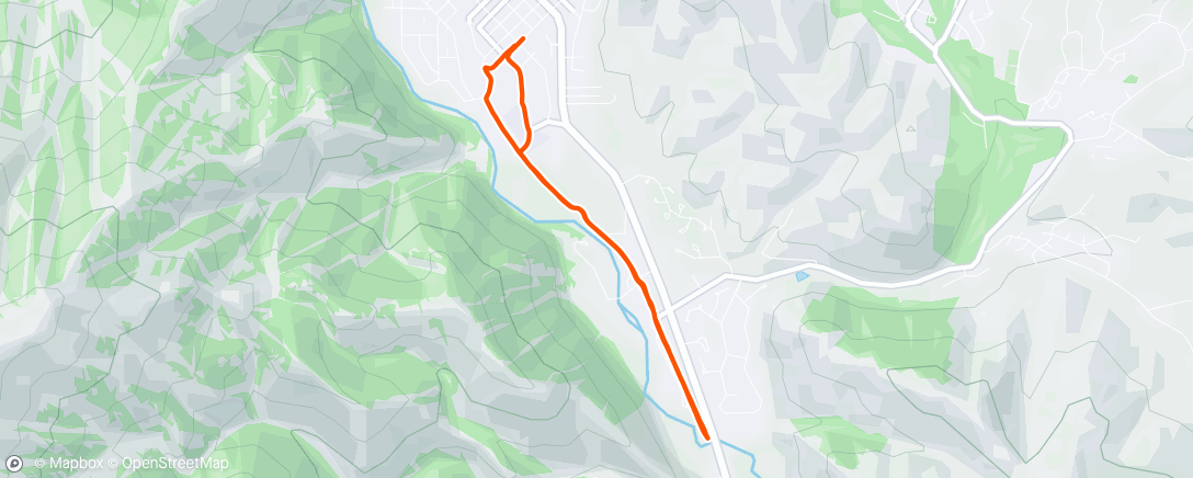 Map of the activity, Scouting out tomorrow's challenge