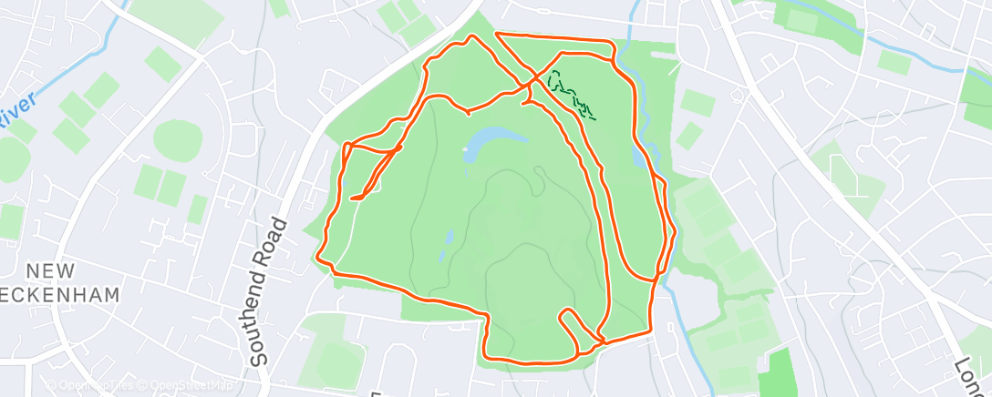 Карта физической активности (Morning Run)