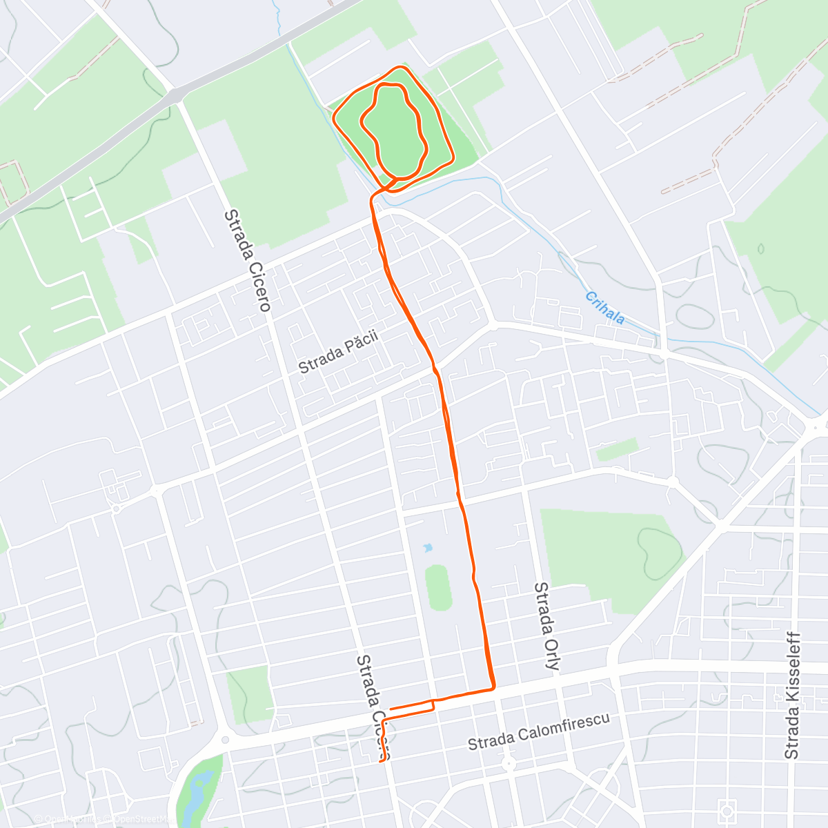 Map of the activity, 188/2025 (15K #SeveRun)