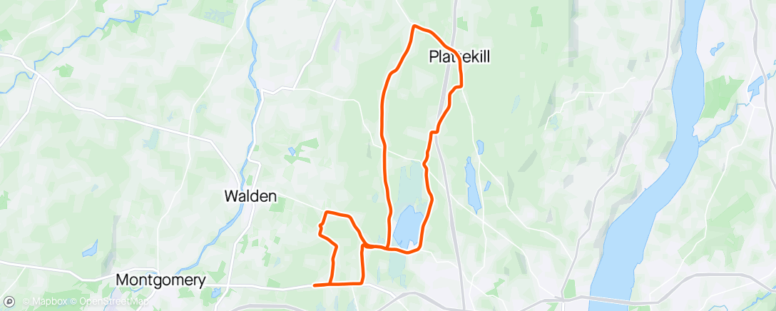 Map of the activity, Solo Group Ride