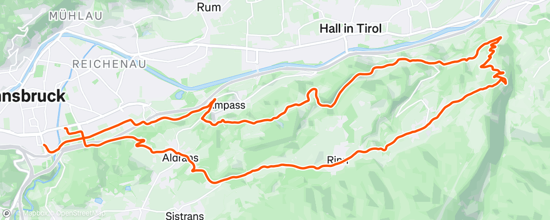 Map of the activity, Pfau und ich heute Color-Match