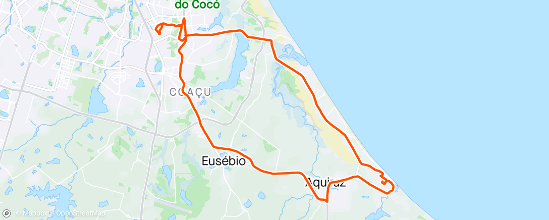 Map of the activity, 19*2024 treino escalada