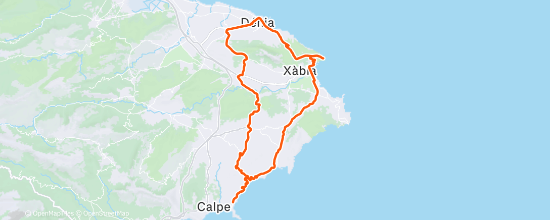 Map of the activity, Zonder GPX is zien waar we uitkomen