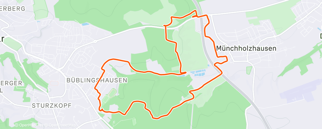 Map of the activity, Zwischenstopp auf Dienstreise.