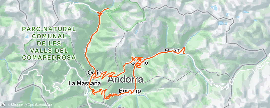 Map of the activity, Morning Ride