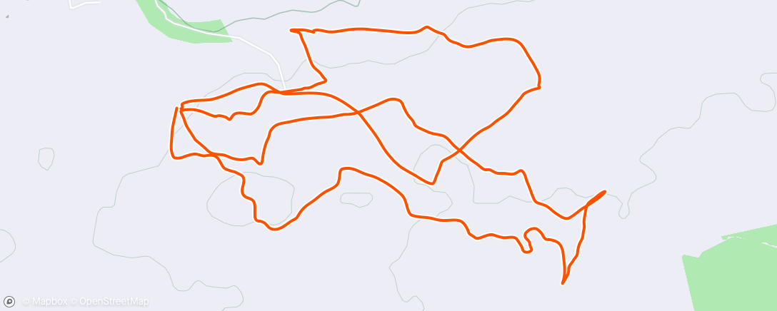 Map of the activity, Полуденный забег