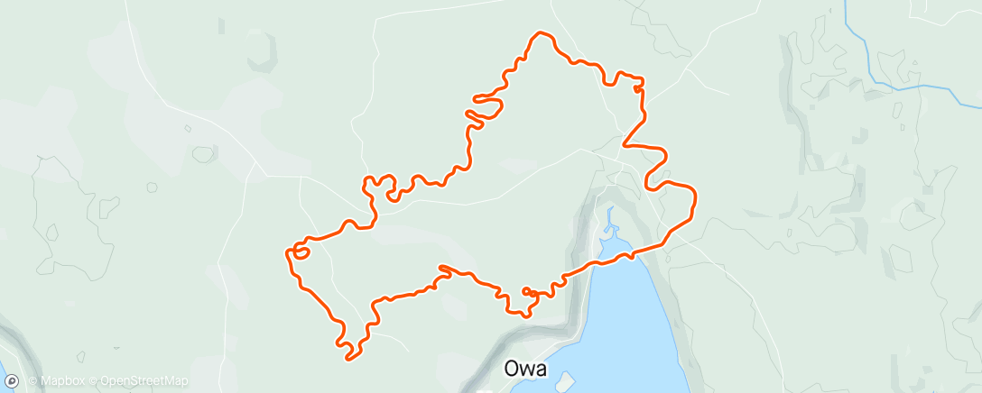 Mapa de la actividad, Zwift - Z2 60min in Makuri Islands