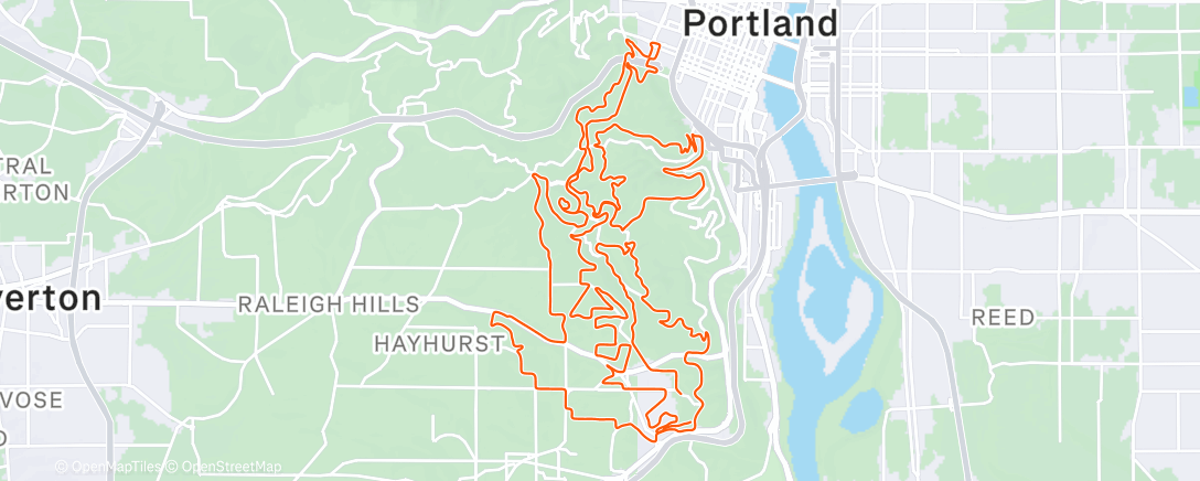 Mappa dell'attività Morning Ride